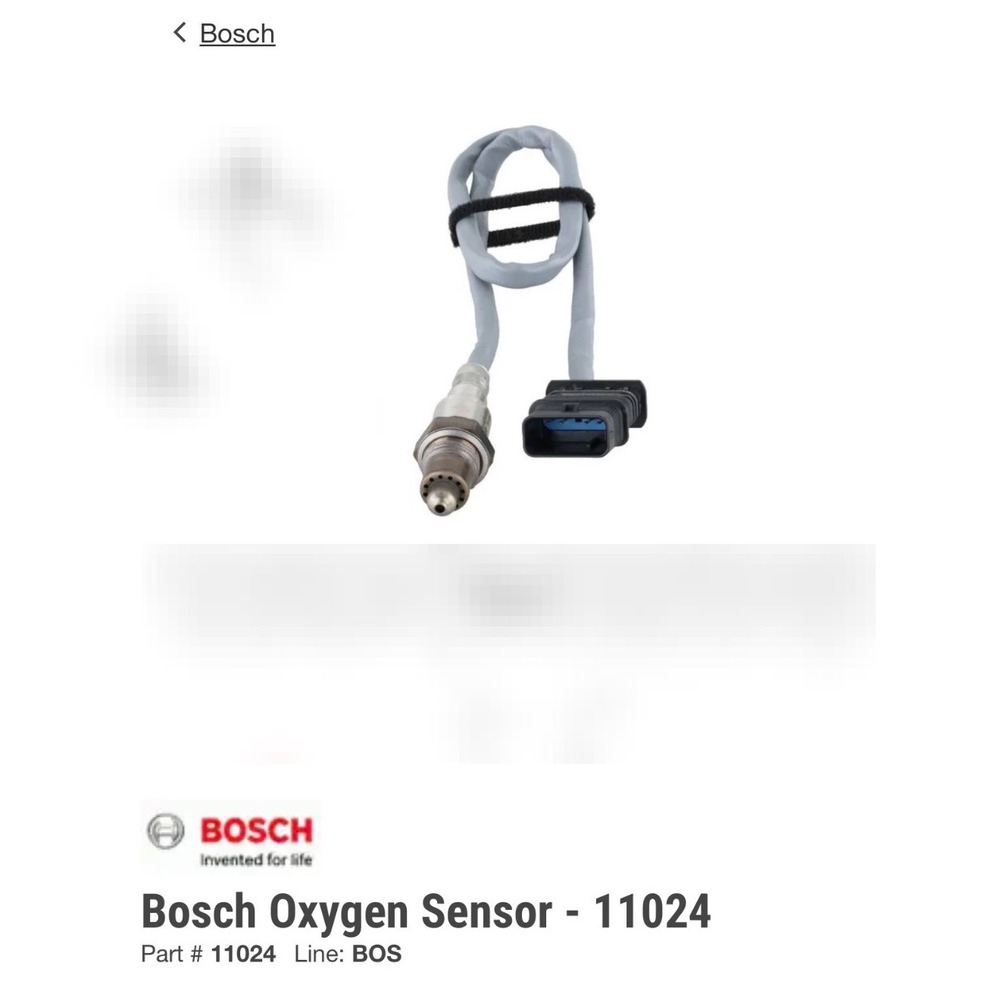 Bosch 11024 Oxygen Sensor O2 Automotive Replacement Part